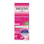 Weleda dodorant spray  la rose musque lot de 2 x 100 ml - lot 2 x 100 ml