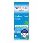 Weleda dodorant spray  la sauge lot de 2 x 100 ml - lot 2 x 100 ml