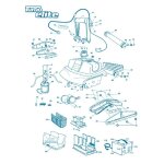 Aquaproduct chenille pour robot turbo elite