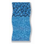 Garden leisure liner piscine hors sol ovale boulder