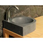 Livingroc lave mains en pierre d'angle 34x34cm granit va©ritable samoa Livingroc lave mains en pierre d'angle 34x34cm granit va©ritable samoa