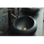 Livingroc vasque a poser en pierre naturelle granit noir va©ritable luxe cocoon shadow Livingroc vasque a poser en pierre naturelle granit noir va©ritable luxe cocoon shadow
