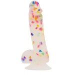 Addiction godemich confetti party marty - 19 cm