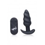 Bang! plug anal vibrant torsad avec tlcommande