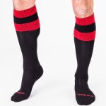 Barcode berlin chaussettes football socks noir - rouge