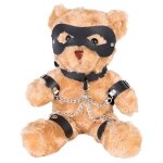 Bdsmaster ours peluche teddy bear bondage 31cm marron