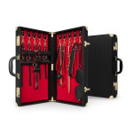 Bedroom fantasies valise de bondage 11 pices - cuir pu