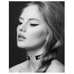 Bijoux pour toi collier cuir coeur et strass