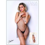 Clara morgane petite robe en fine résille incrusté de strass - le numéro 1 noir Clara morgane petite robe en fine résille incrusté de strass - le numéro 1 noir