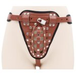 Cocklock ceinture de chastet belt full marron