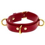 Collier d - ring taboom rouge