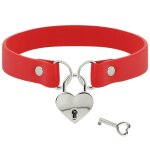Coquette fantasy collier chic désire fait main choker cles coeur rouge Coquette fantasy collier chic désire fait main choker cles coeur rouge