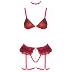 Cottelli lingerie ensemble perles rouge
