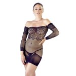 Cottelli lingerie petite robe, sans couture, noire en fine résille avec string - r27172981101 noir Cottelli lingerie petite robe, sans couture, noire en fine résille avec string - r27172981101 noir