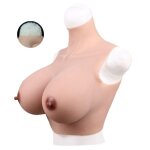 Crossgearx buste seins coton col haut bonnet d