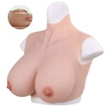 Crossgearx buste seins réalistes silicone col haut bonnet e Crossgearx buste seins réalistes silicone col haut bonnet e