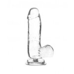 Crystal addiction - godemich transparent - 15 cm