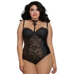 Dreamgirl body string grande taille noir en dentelle - dg11869xblk noir