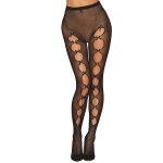 Dreamgirl collant fantaisie résille noir avec liseré à l'arrière noir Dreamgirl collant fantaisie résille noir avec liseré à l'arrière noir