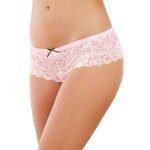 Dreamgirl shorty ouvert vieux rose court en dentelle - dg7177vpk rose