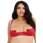 Dreamgirl soutien - gorge rouge grande taille demi - bonnets seins nus avec armatures - dg9386xred rouge ... Dreamgirl soutien - gorge rouge grande taille demi - bonnets seins nus avec armatures - dg9386xred rouge ...