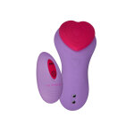 Fairygasm stimulateur tlcommand de culotte heartgem violet