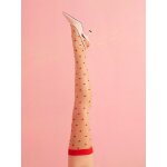 Fiore love booster bas 15 den - rouge et poudre rouge