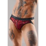 Jockstrap en tulle zbr - regnes 20605 rouge