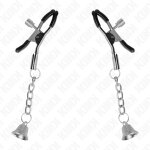 Kink nipple grip pinces  ttons pendentif cloche argent 6 cm