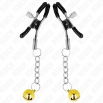 Kink nipple grip pinces  ttons pendentif jingle bell or 6 cm