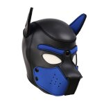 Kinky puppy cagoule puppy neoprne bleu