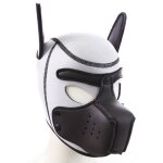 Kinky puppy cagoule puppy noprne noir - blanc