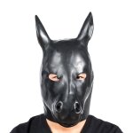 Kinky puppy masque tte de cheval horse noir