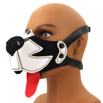 Kinky puppy museau puppy muz noir - blanc Kinky puppy museau puppy muz noir - blanc