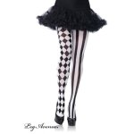 Legavenue collant arlequin rf: 7720 noir et blanc