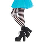 Legavenue collant rayures 2 tons noir et blanc