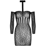 Legavenue moini robe rsille manche longues noir