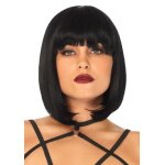 Legavenue perruque cheveux courts noir