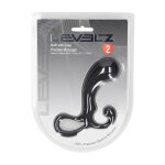 Levelz ampoule avec boucle masseur prostatique en silicone - m - noir
