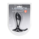 Levelz masseur de prostate en silicone  ondulation unique - noir