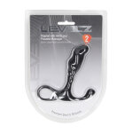 Levelz masseur prostatique en silicone avec boucle dure ondule - s - noir