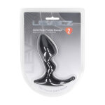 Levelz masseur prostatique en silicone  double ondulation - noir