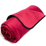 Liberator couverture fascinator throw rouge