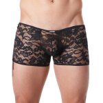 Look me boxer noir en fine dentelle avec légčre transparence noir Look me boxer noir en fine dentelle avec légčre transparence noir