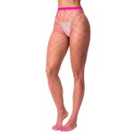 Mapal� collant large maille rose rose