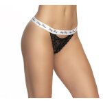 Mapal culotte dentelle noir avec ceinture blanche imprim - mal118bkw noir / blanc