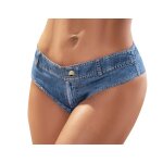 Mapal micro short imitation jean bleu