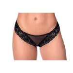 Mapalé string dentelle et fine résille noire - mal109blk noir Mapalé string dentelle et fine résille noire - mal109blk noir