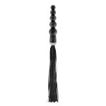 Fetish tentation martinet avec manche chapelet anal noir noir