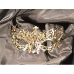 Masque vnitien chiara rigide dor avec strass - hmj - 016b gold / or